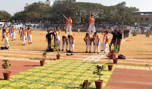 Bagged 1st place in R.N Shetty Stadium on Republic Day
